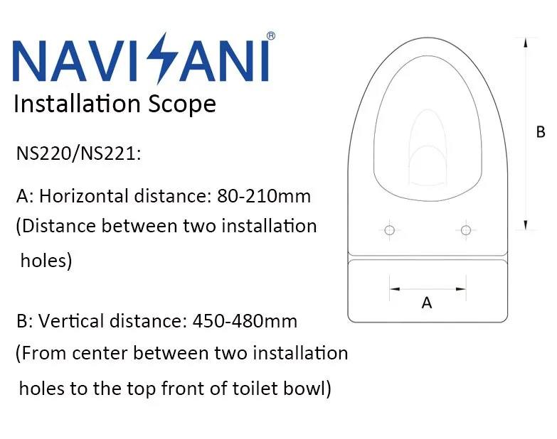 automatic toilet seat cover system installation scope