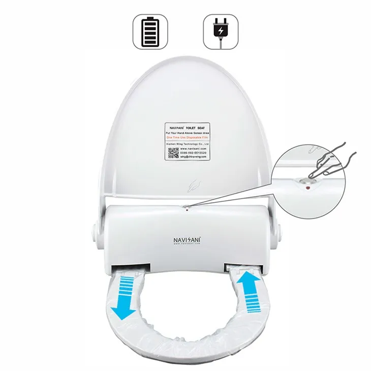 Automatisk toalettsetetrekksystem